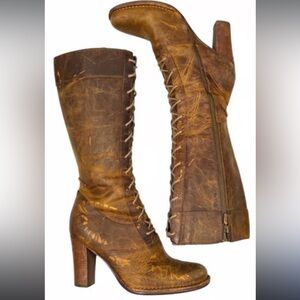 FRYE Villager Lace-up Boots size 9